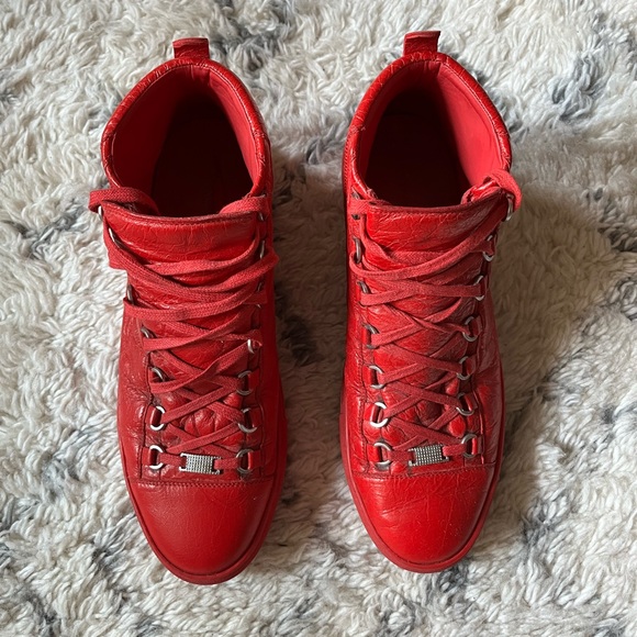 Balenciaga Arena Leather High Trainers - Picture 4 of 5
